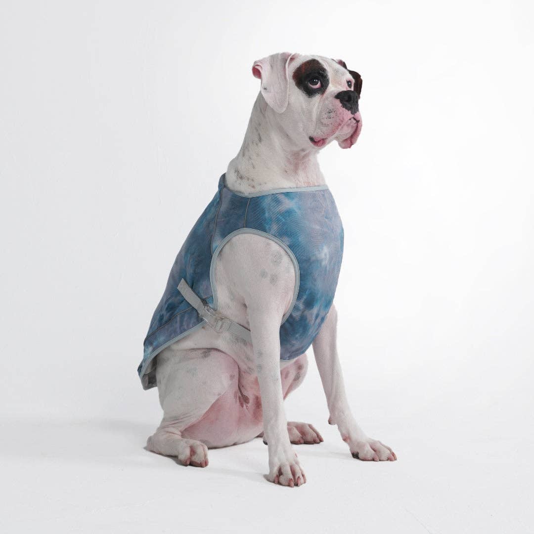 SparkPaws Dog Cooling Vest - Ice Blue