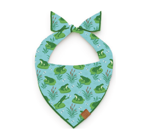 The Foggy Dog Frog Pond Spring Dog Bandana