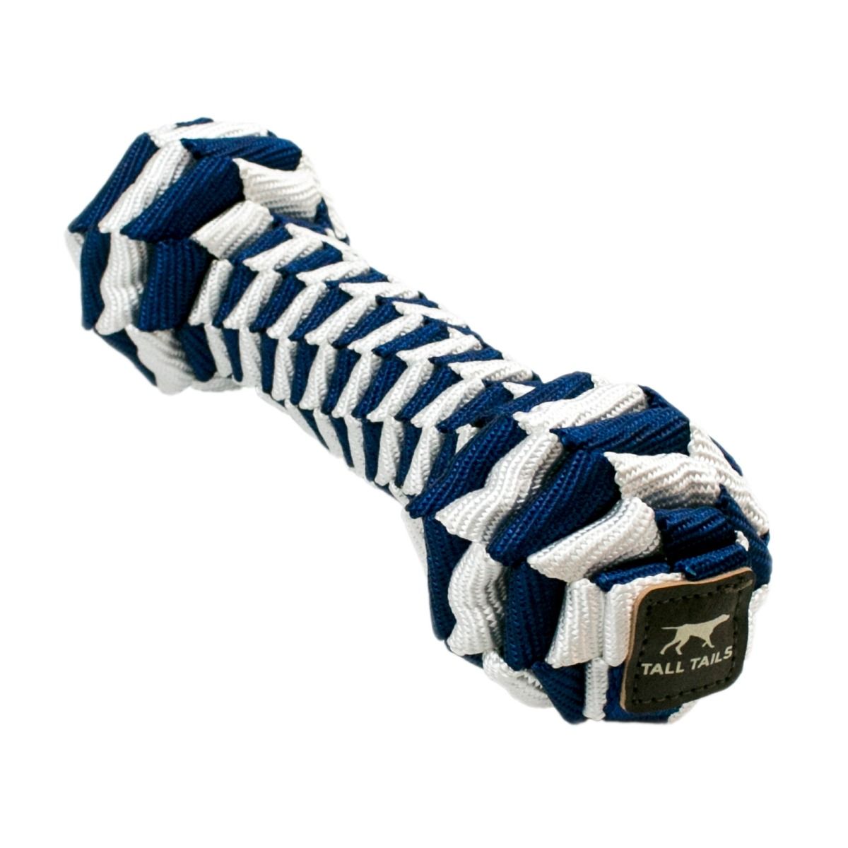 TALL TAILS DOG BRAIDED BONE NAVY