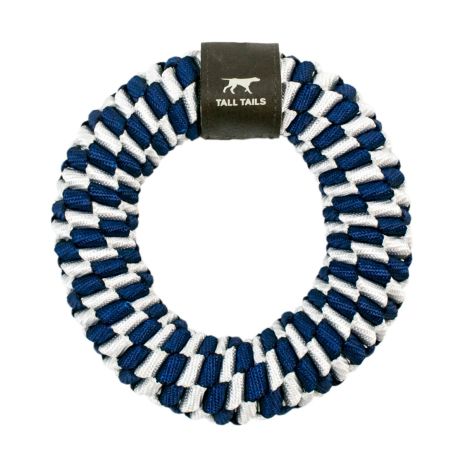 Tall Tails Dog Braided Ring Navy