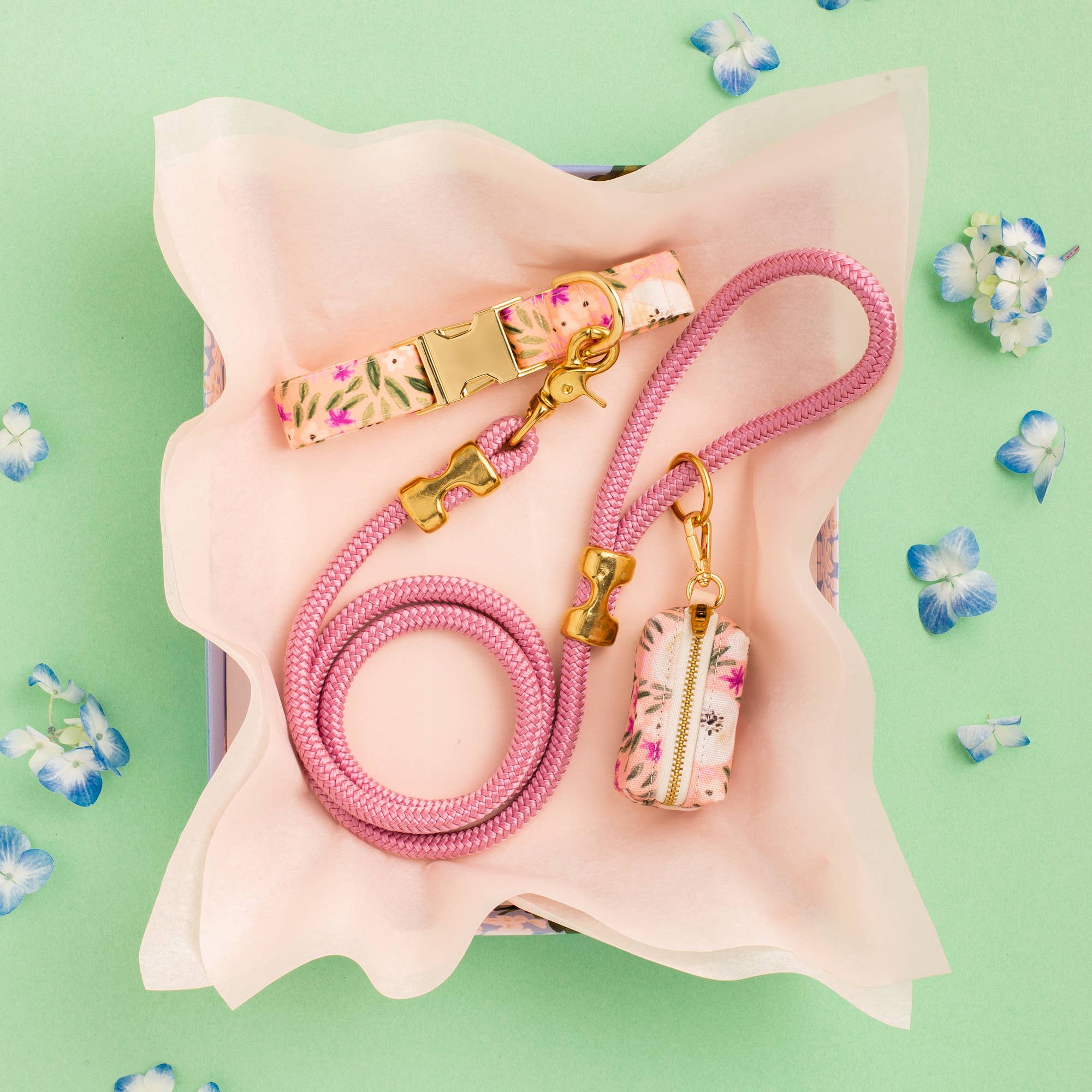 The Foggy Dog Orchid Marine Rope Dog Leash