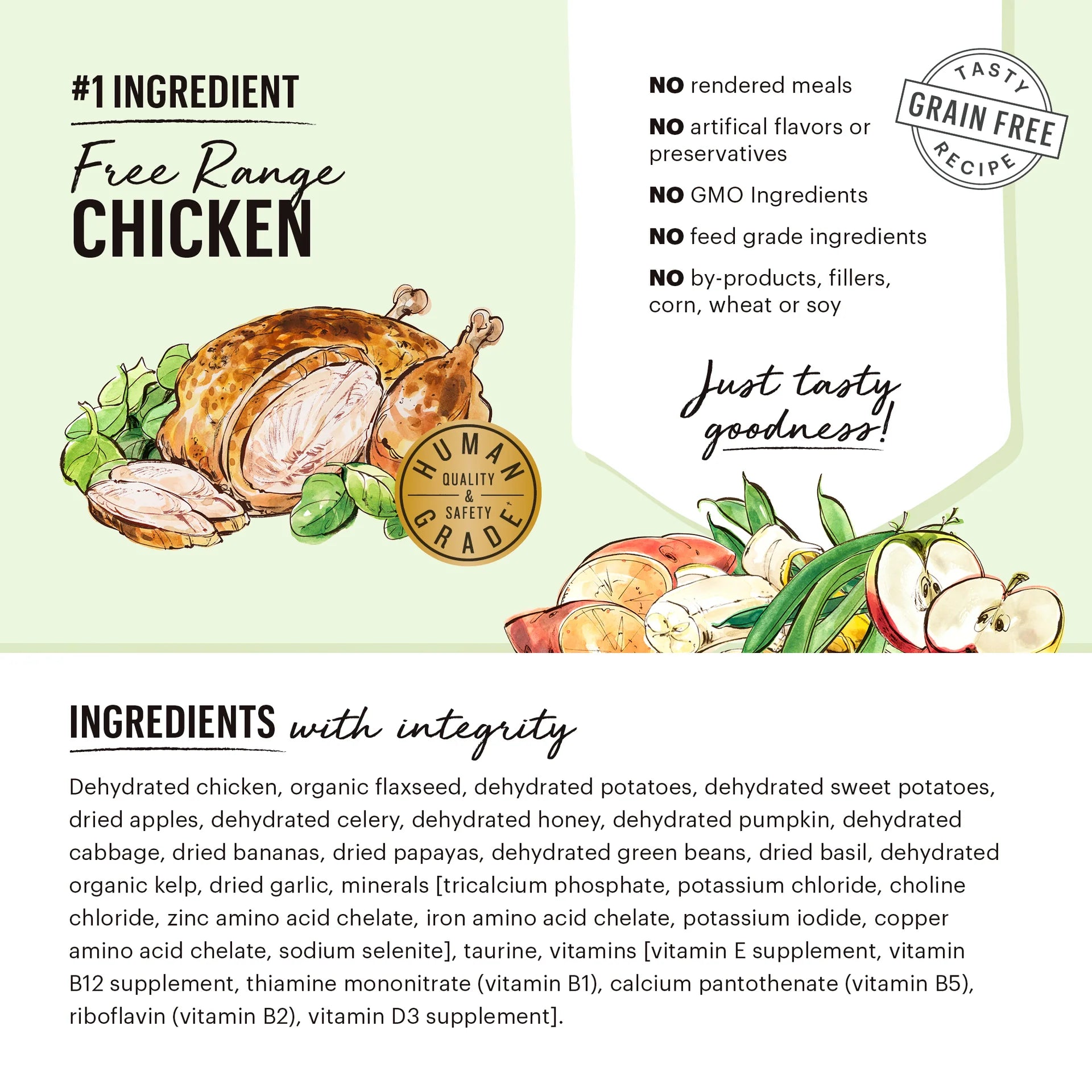 The Honest Kitchen Dehydrated Grain Free Chicken