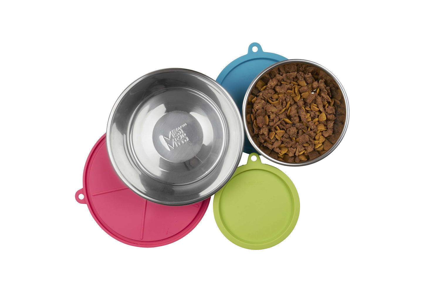 Messy Mutts Bowl and Lid set 3 Cups 6pk