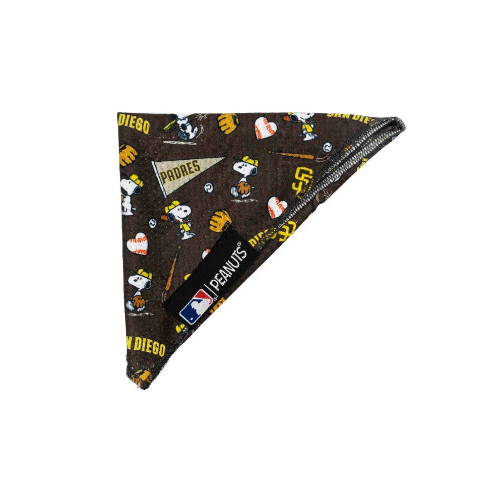 Sassy Woof MLB™ x Peanuts™ San Diego Padres™ Bandana