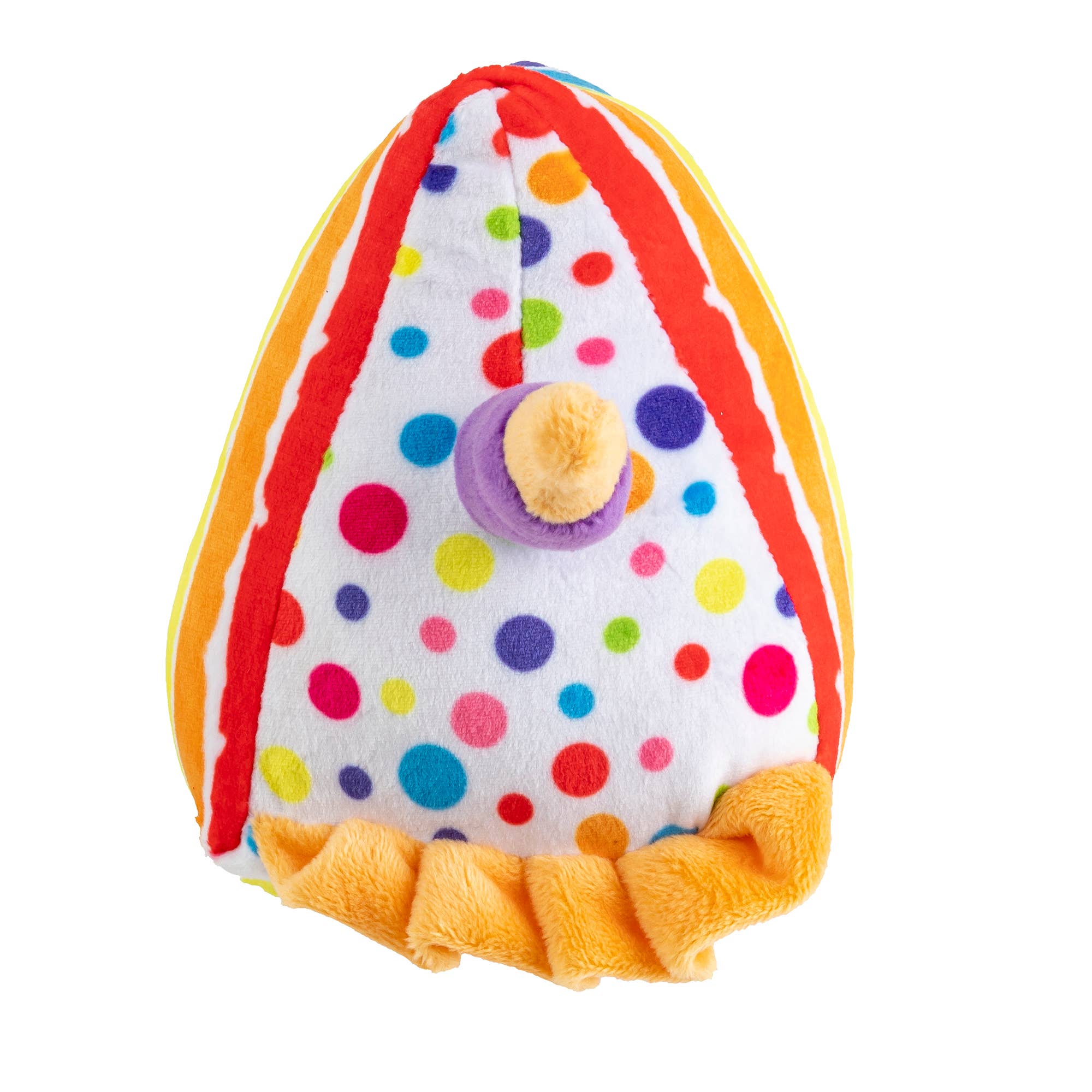 Haute Diggity Dog Birthday Cake Slice Squeaker Dog Toy