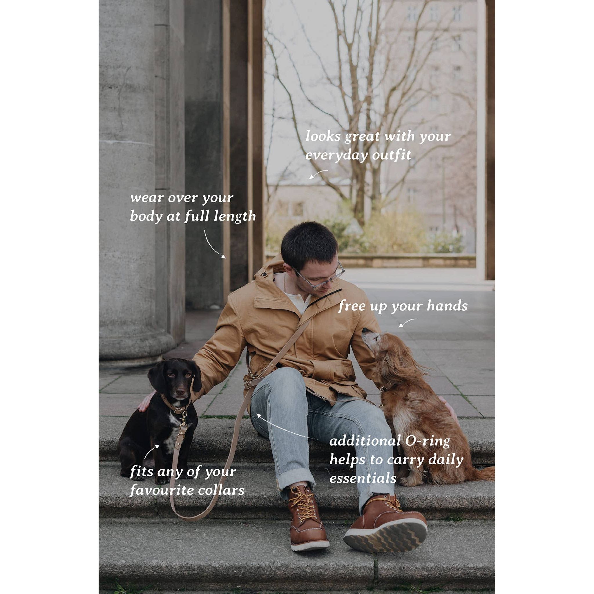 BAND&ROLL Lasso Leather Leash