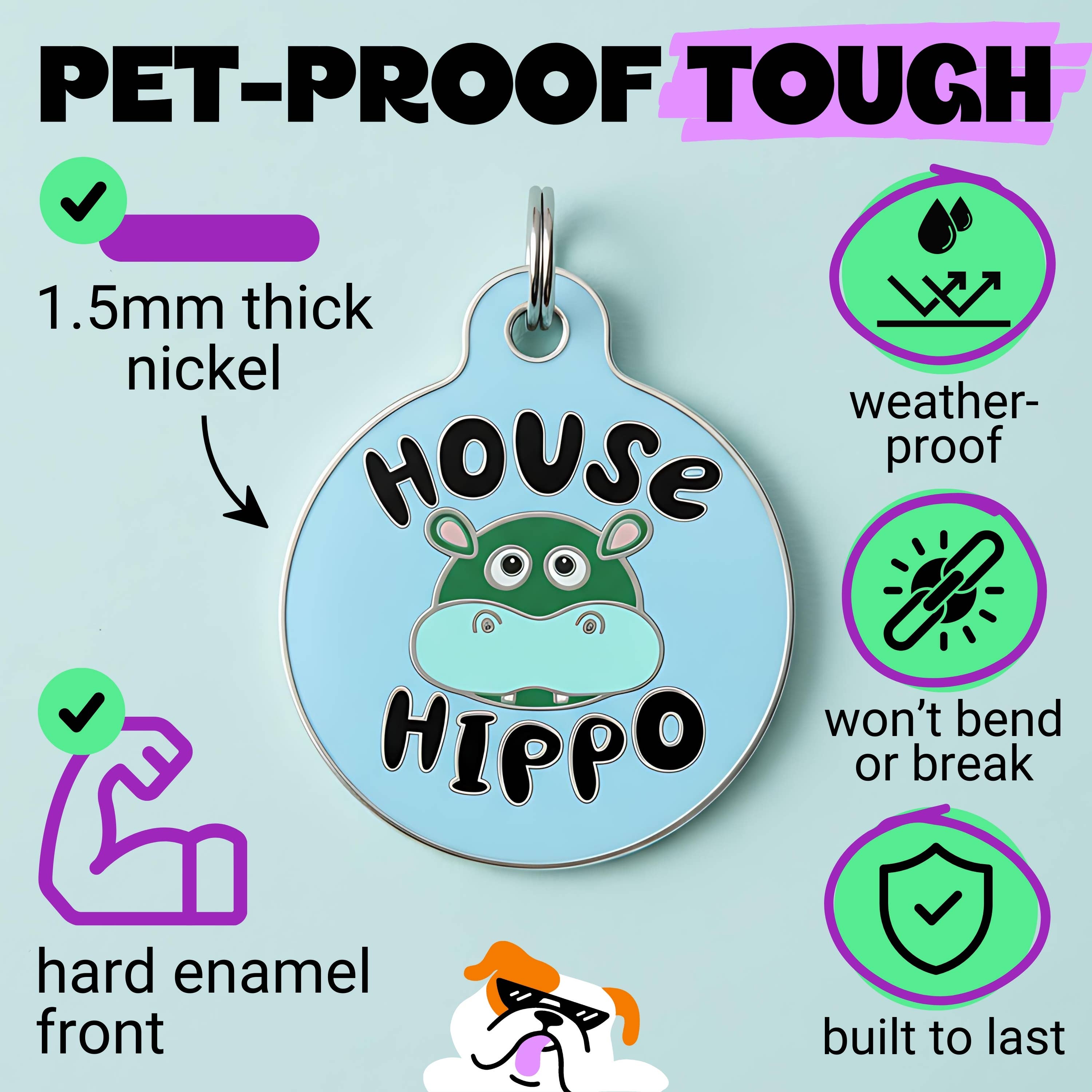 Bad Tags House Hippo