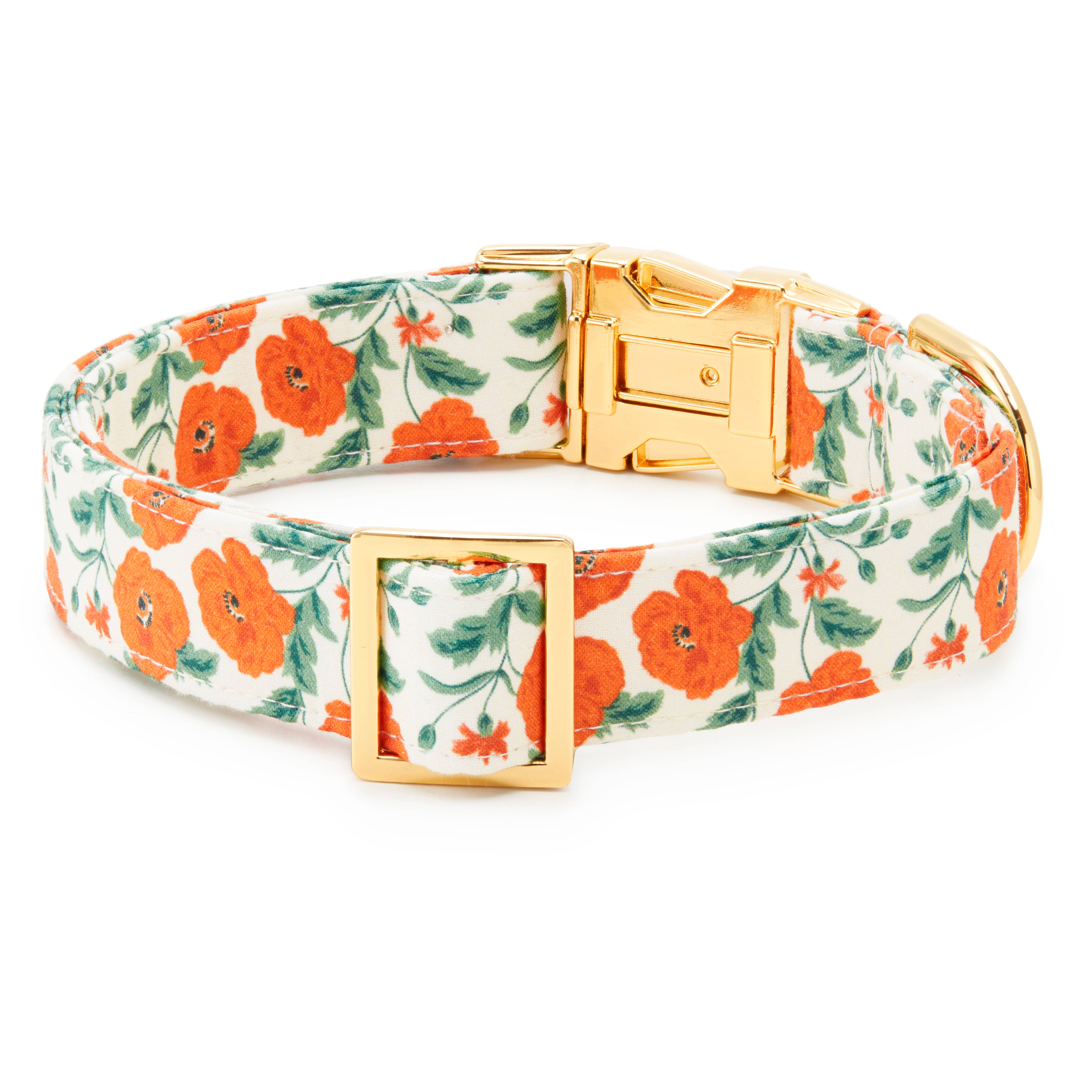 The Foggy Dog Poppies Dog Collar