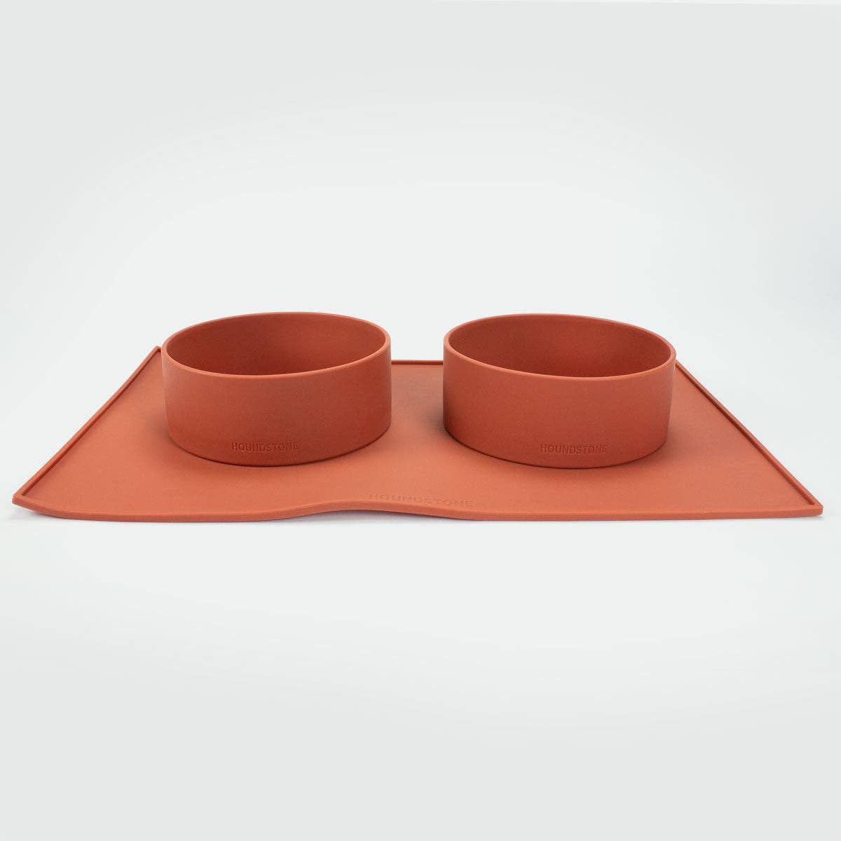 Houndstone Silicone Dog Bowl - Terracotta