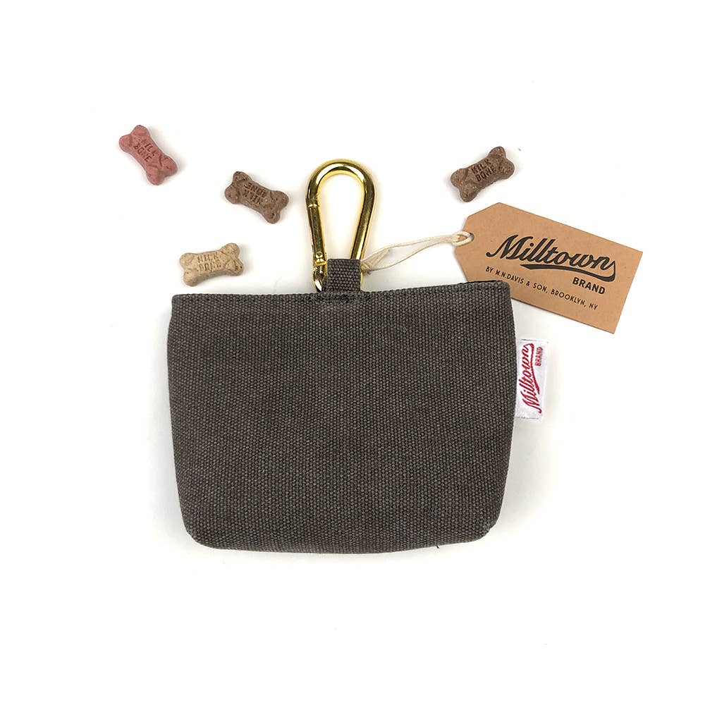 Milltown Brand Dog Treat Case - Pigment Washed Canvas