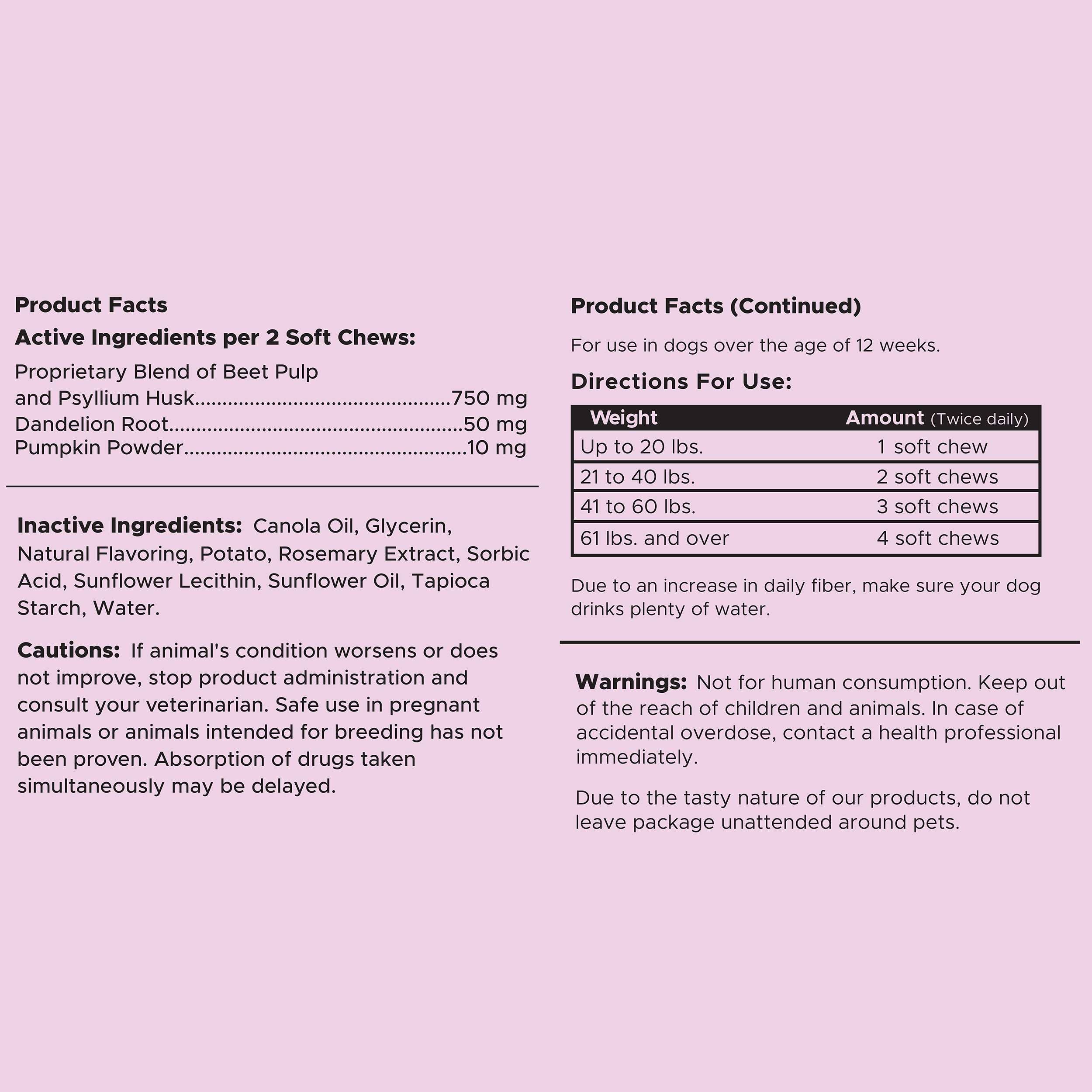 Chew + Heal Stop the Scoot Anal Gland & Bowel Support