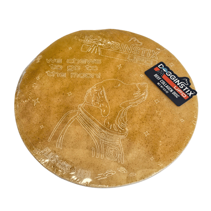 Dogginstix UFO Beef Collagen Disc