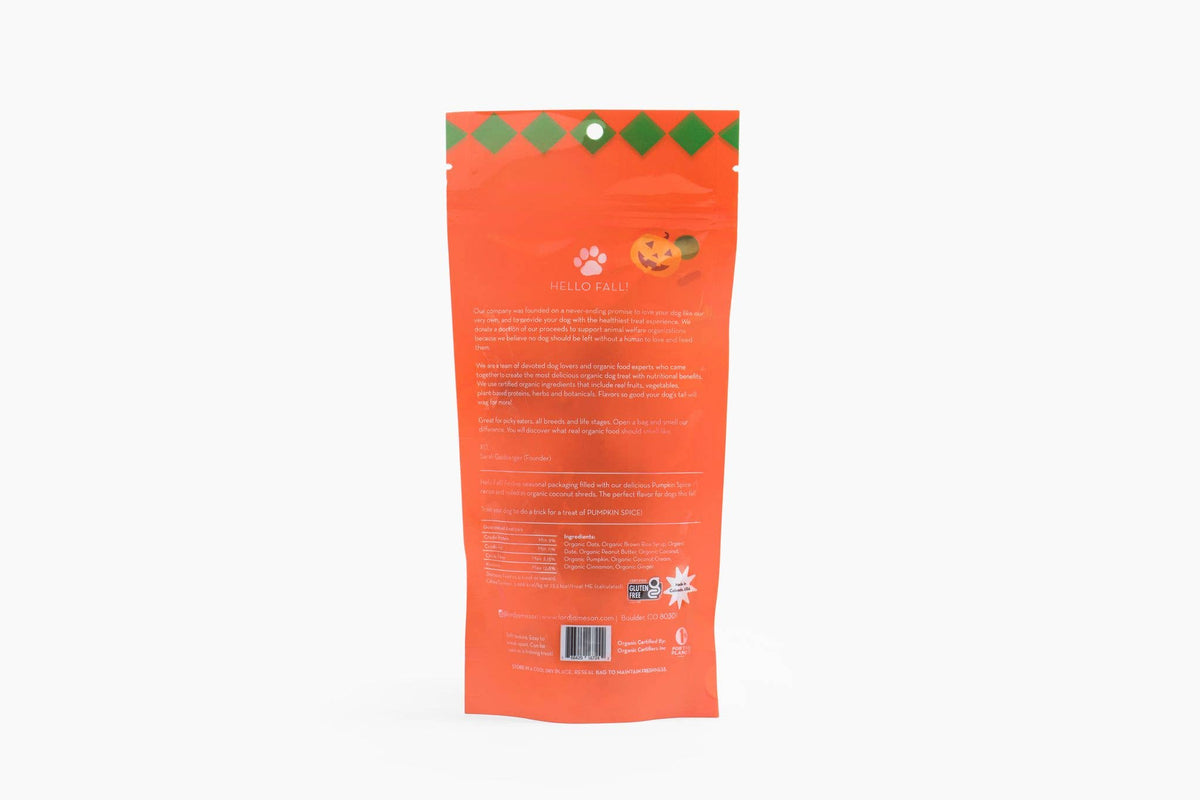Lord Jameson Pumpkin Spice Organic Soft & Chewy Dog Treats