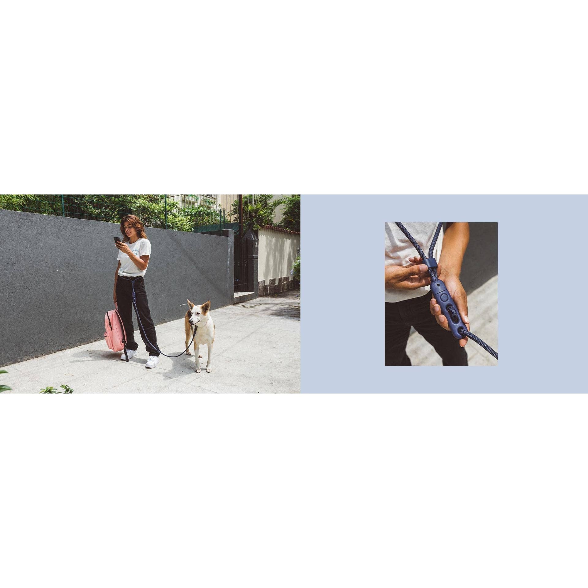 Zee.dog Hands-Free Leash - Deep Blue