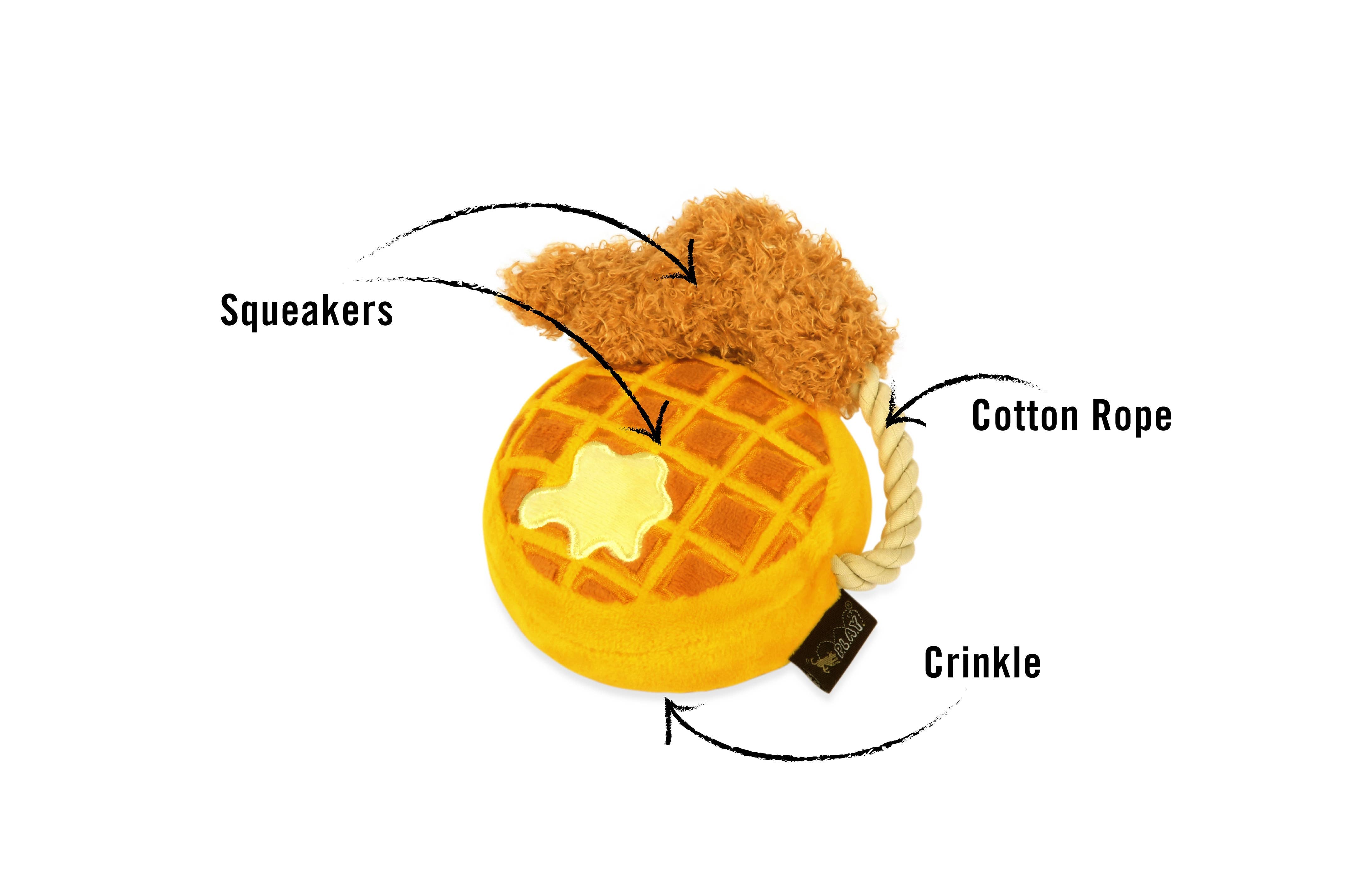 P.L.A.Y Barking Brunch Chicken and Waffles