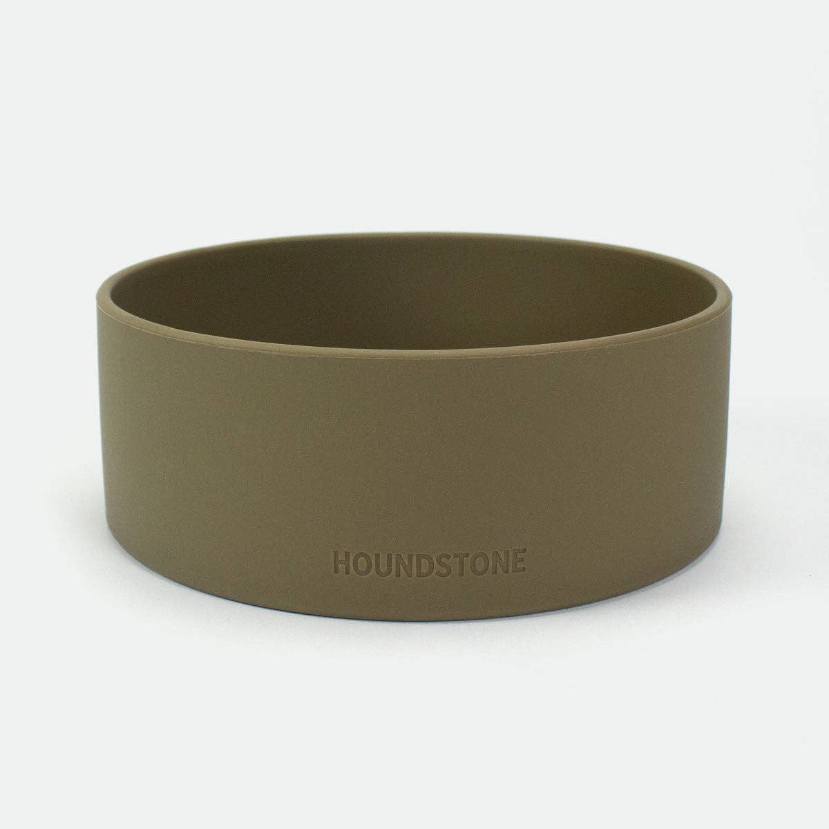 Houndstone Silicone Dog Bowl - Olive
