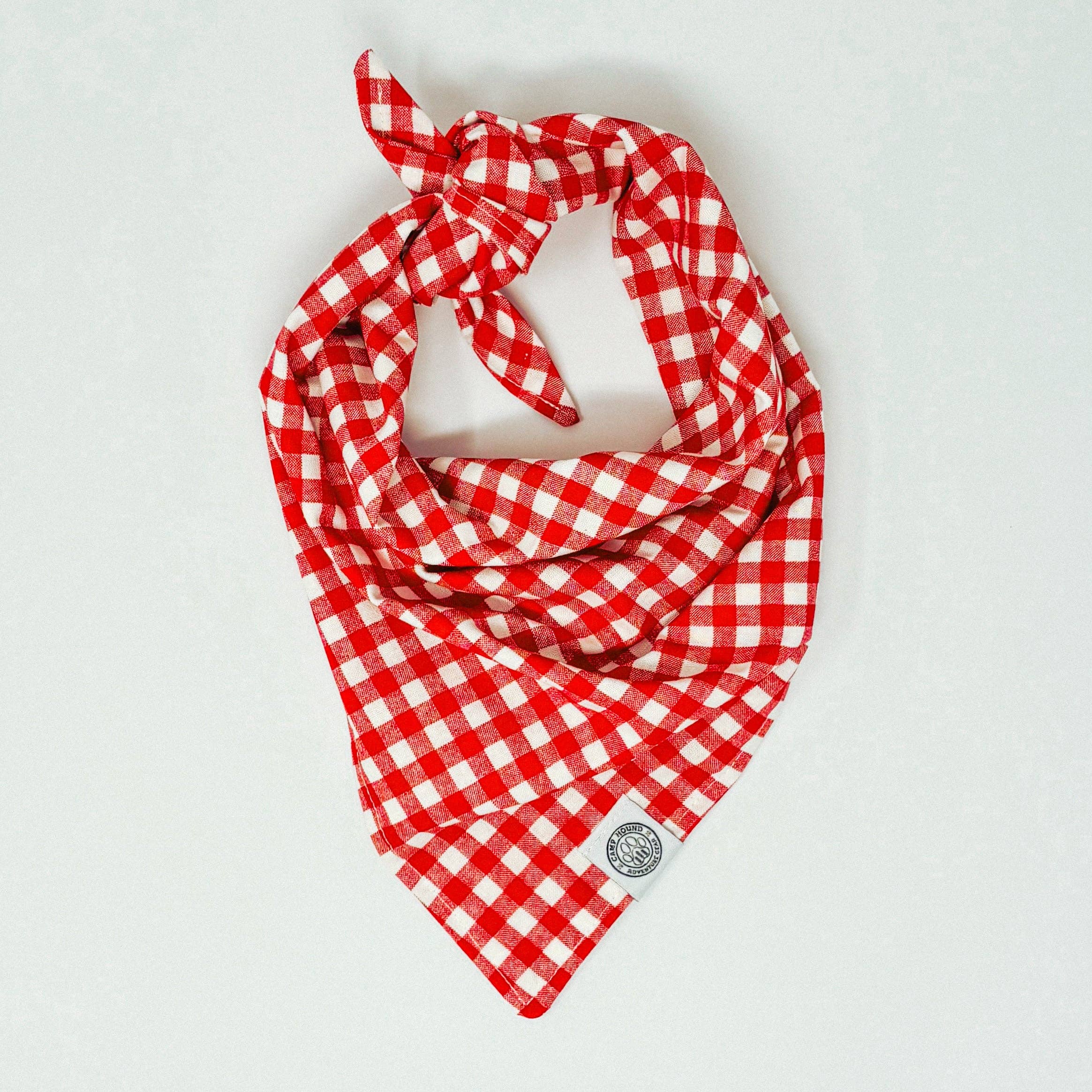 Camp Hound Gracie Dog Bandana Red Gingham