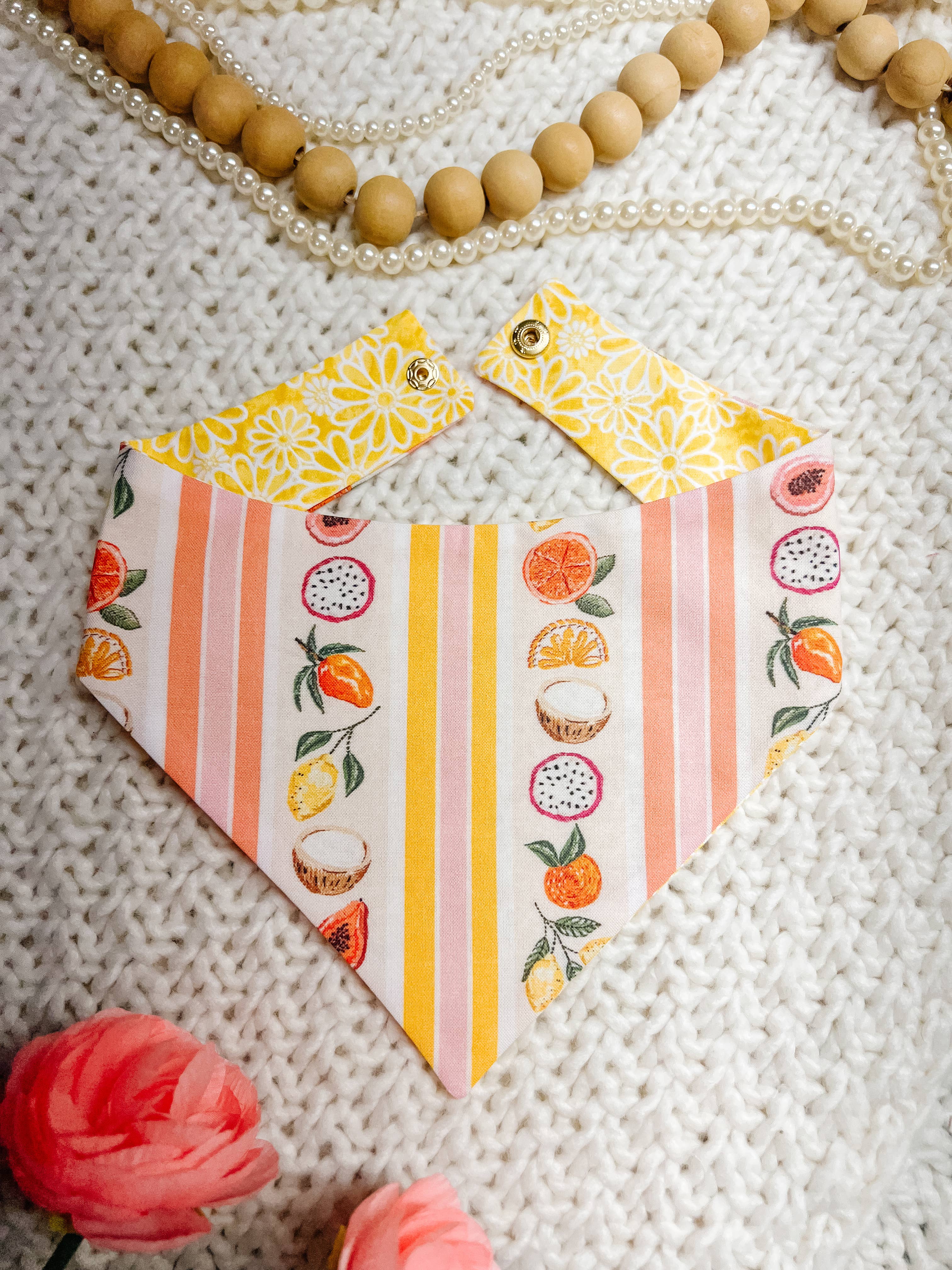 Stella Loo Fruit Snap-On Reversible Bandana
