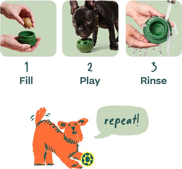 Woof Pupsicle Pops Refills Beef/Peanut Butter Grain-Free Lickable-XLarge 12oz