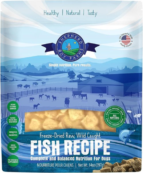 Shepherd Boy Farms Freeze Dried Fish 14oz.