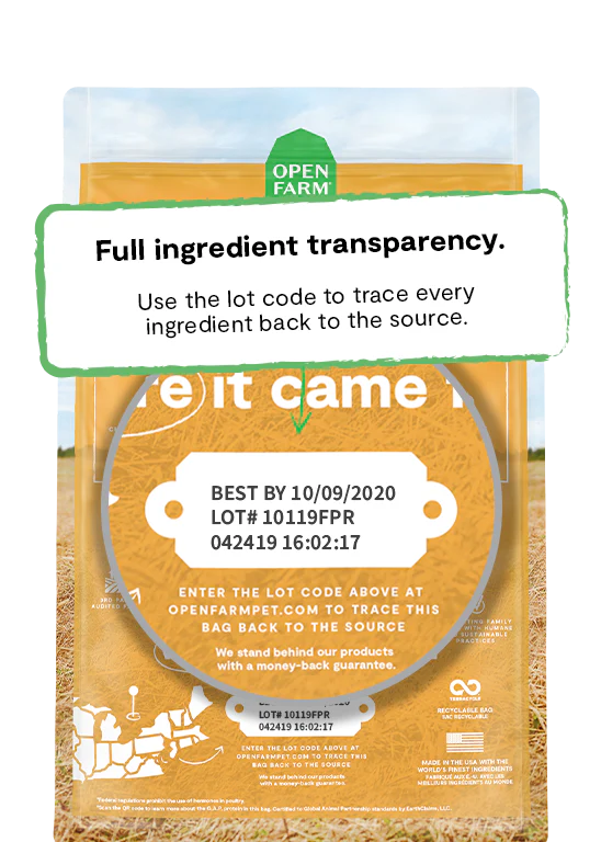 Open Farm Dog Harvest Chicken Ancient Grain