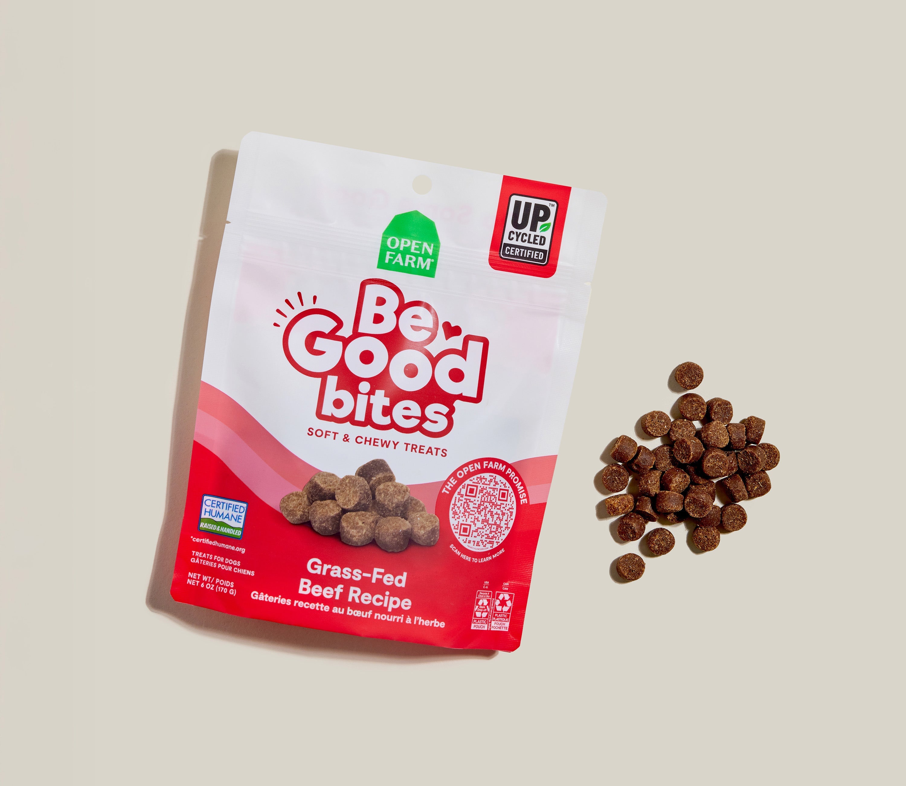 Open Farm Dog Be Good Bites Beef 6oz