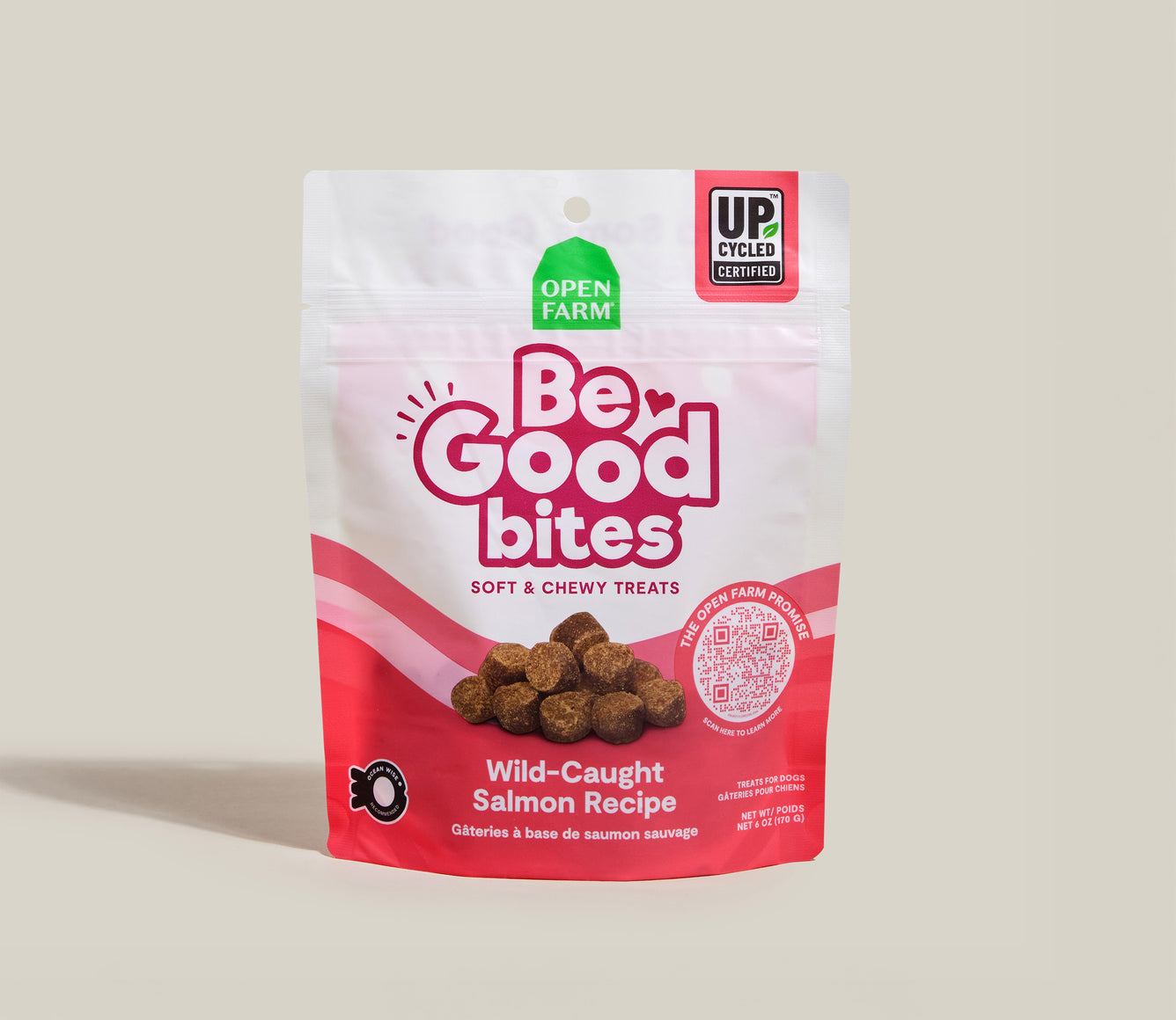 Open Farm Dog Be Good Bites Salmon 6oz