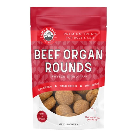 Oma's Pride Beef Organ Freeze Dried Treats
