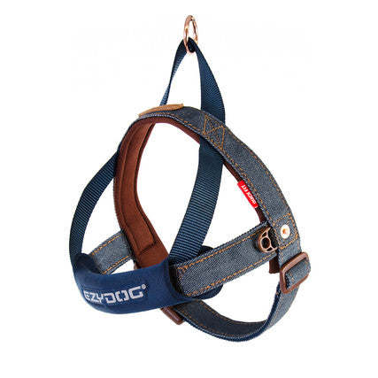EzyDog Quick Fit Harness Denim