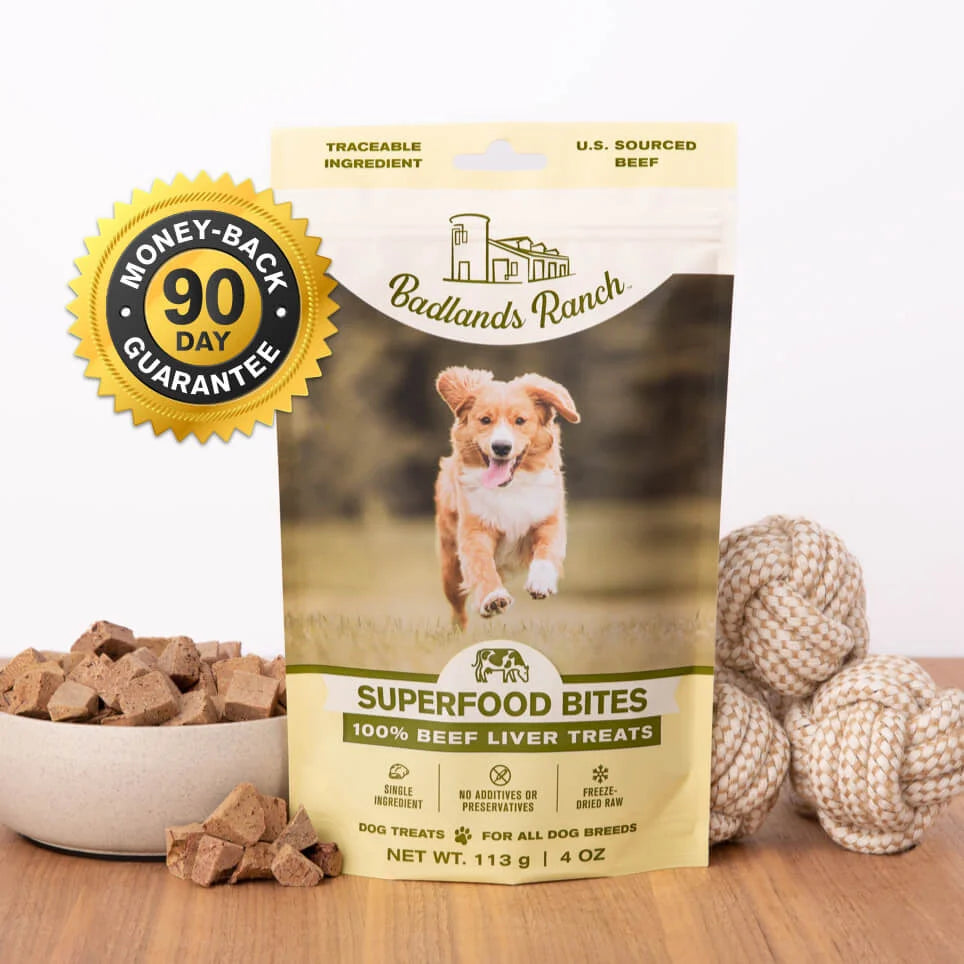 Badlands Superfood Bites Beef liver 4oz