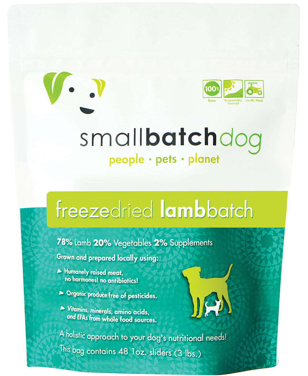 SMALLBATCH DOG SLIDERS LAMB FREEZE DRIED