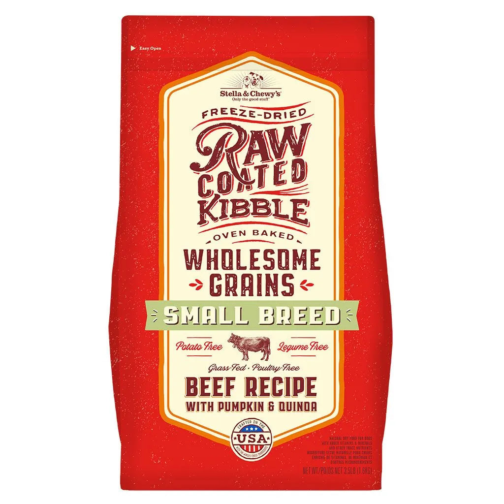 Stella & Chewy's Dog Raw Coated Wholesome Grain Beef Small Breed