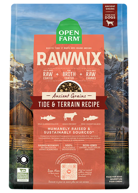 Open Farm Dog Rawmix Ancient Grains Tide & Terrain Recipe