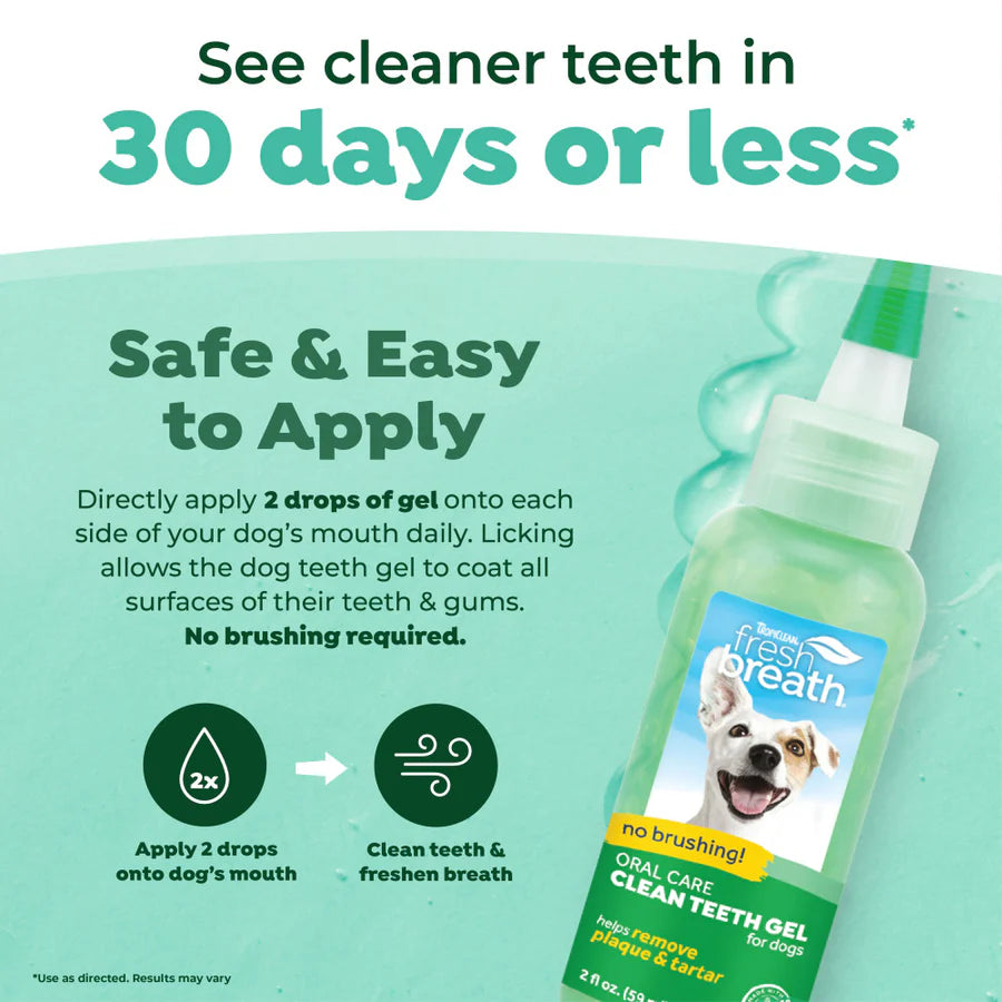 Tropiclean Fresh Breath Teeth Gel 2oz