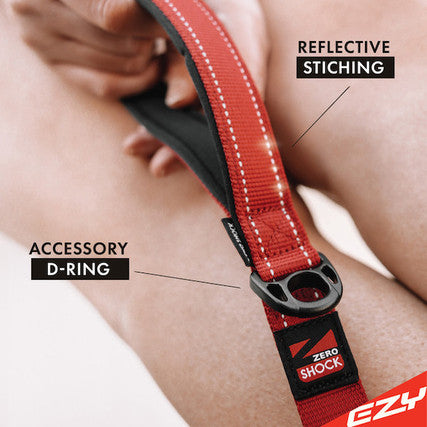 EzyDog Zero Shock Leash - Red