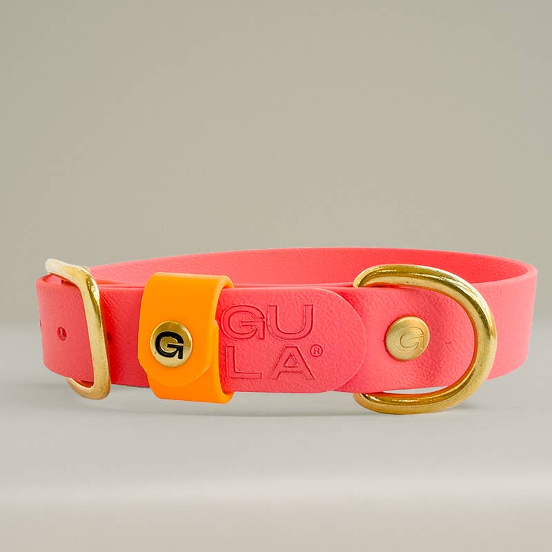 Gula Dog Care Biothane Dog Collar - Pink