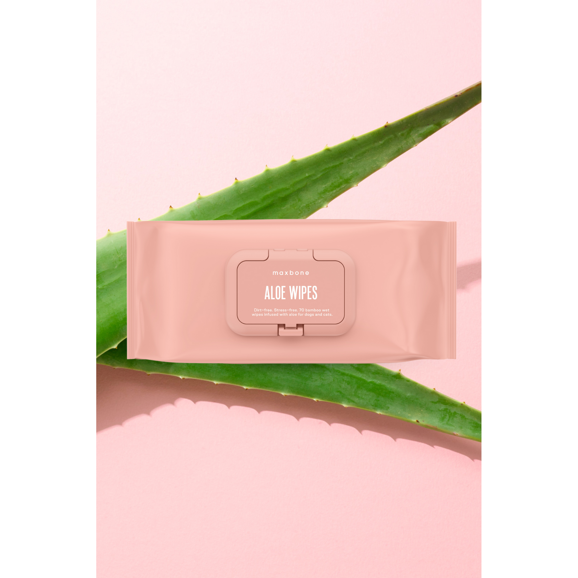 Maxbone Biodegradable Aloe Pet Wipes