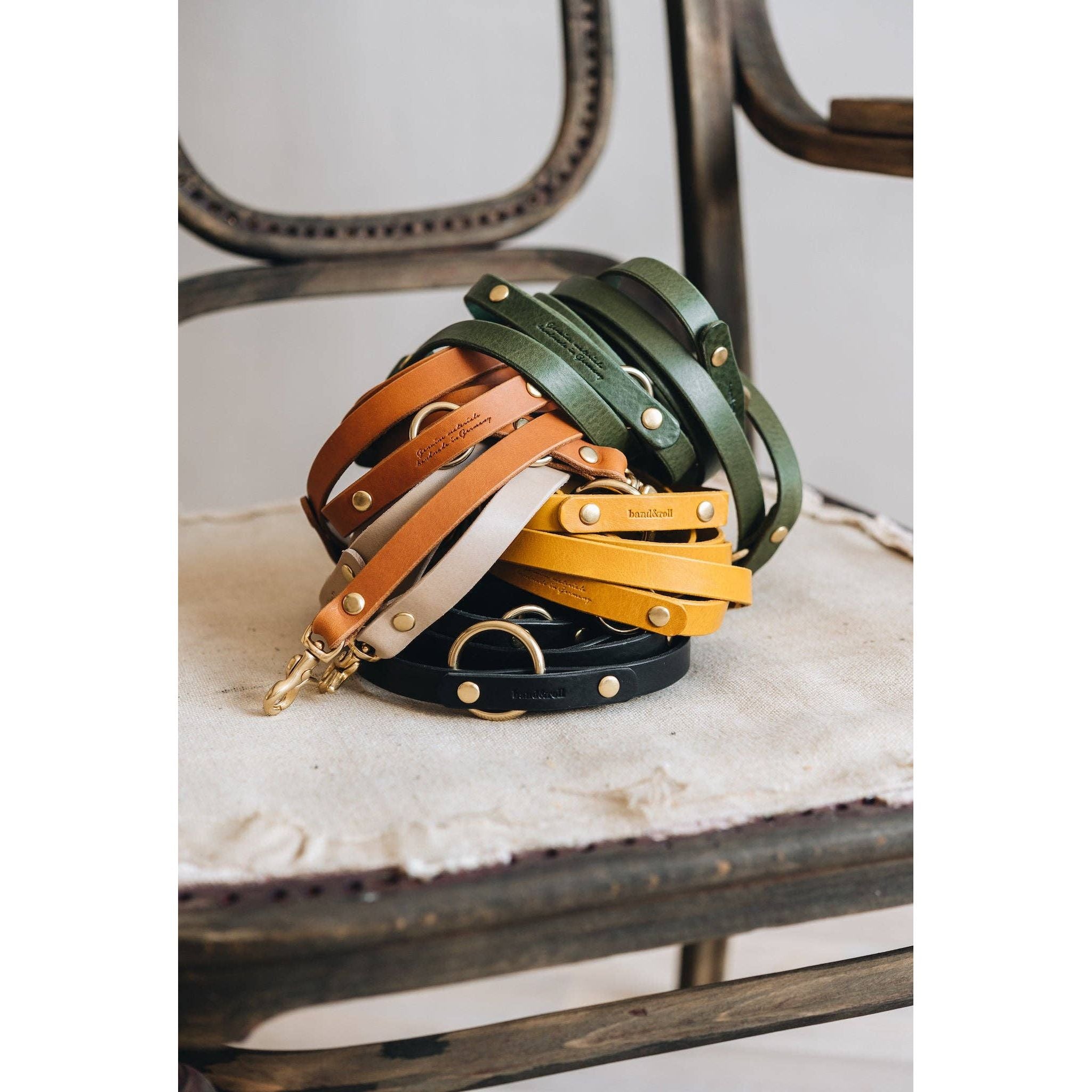 BAND&ROLL LIGHTWEIGHT LASSO LEATHER LEASH