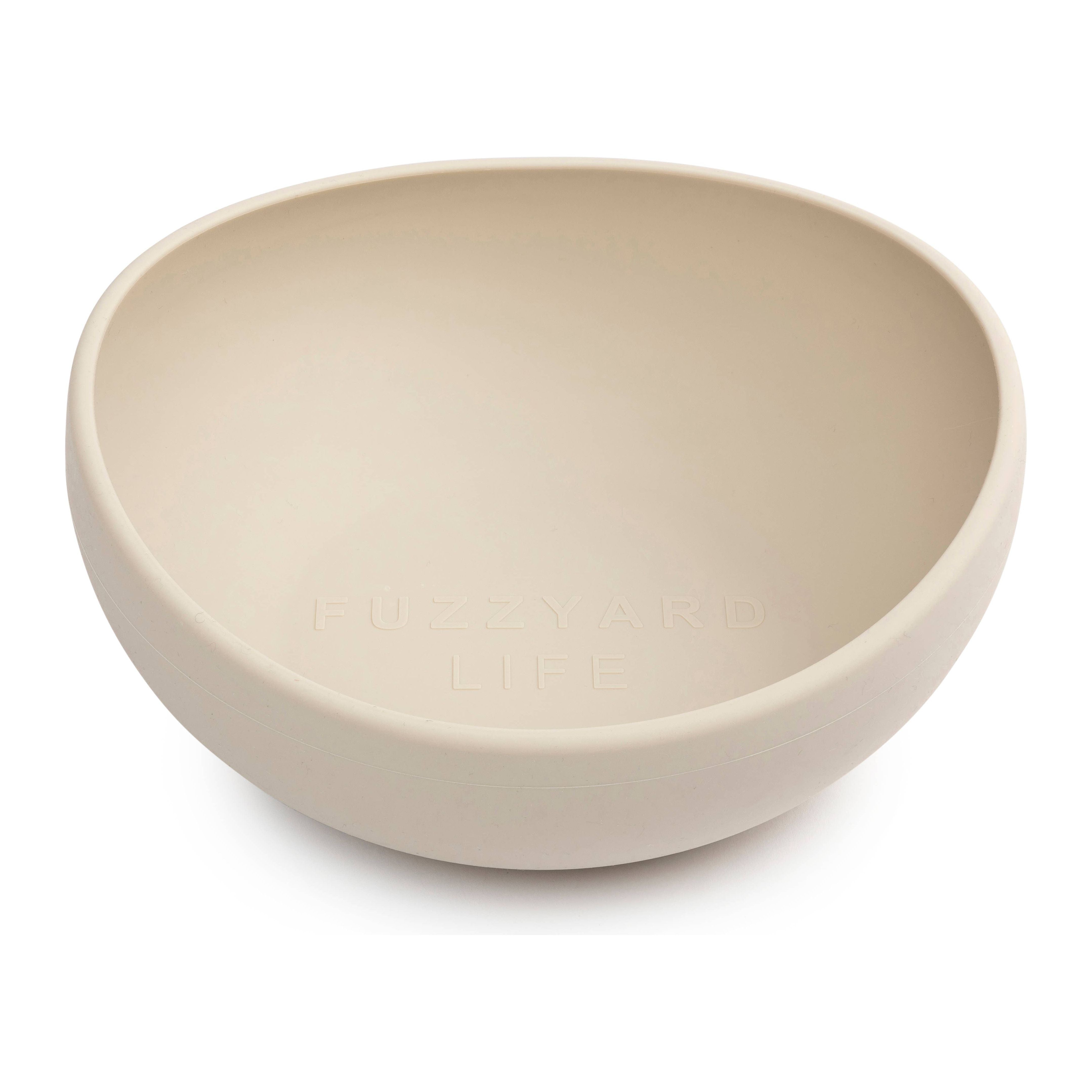 FuzzYard Life Silicone Bowl - Sandstone L