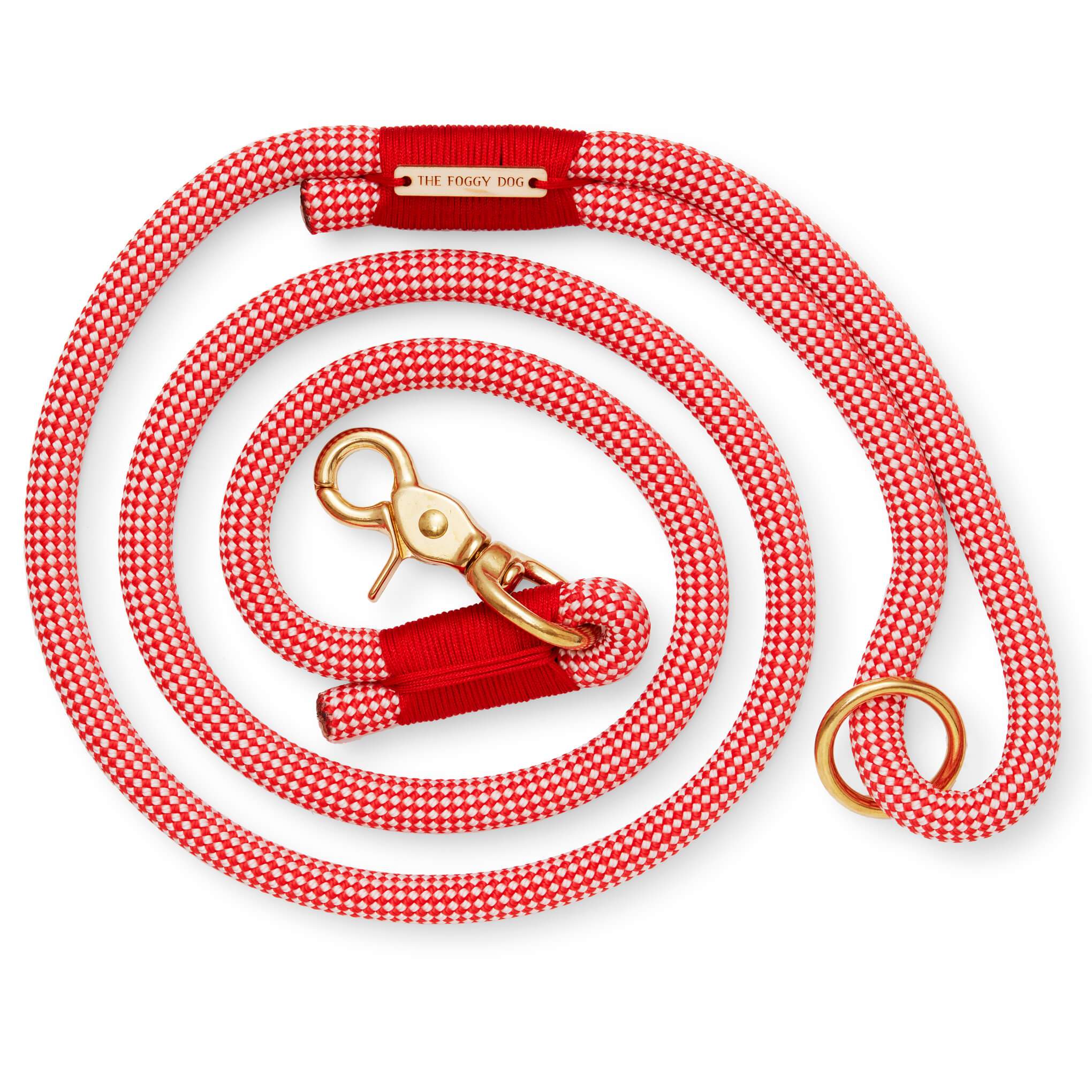 The Foggy Dog Strawberry Climbing Rope Leash