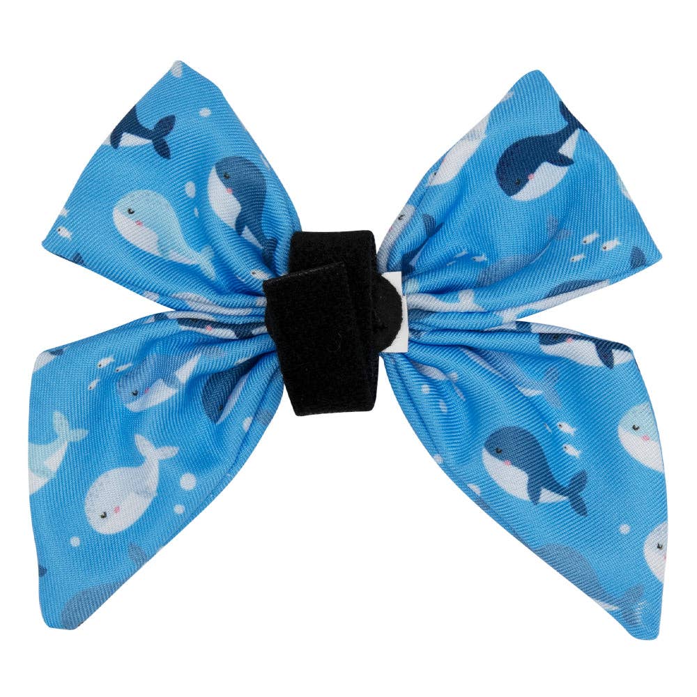 Sassy Woof Sailor Bow - Might as Whale