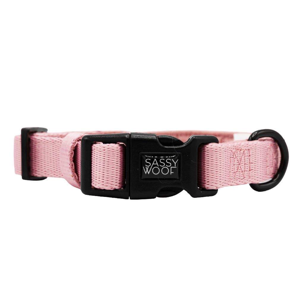 Sassy Woof Dog Collar - Dusty Rose