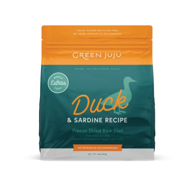 Green Juju Duck & Sardine FD 14oz