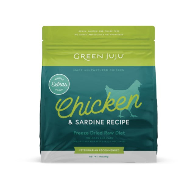 Green Juju Chicken & Sardine FD 14oz