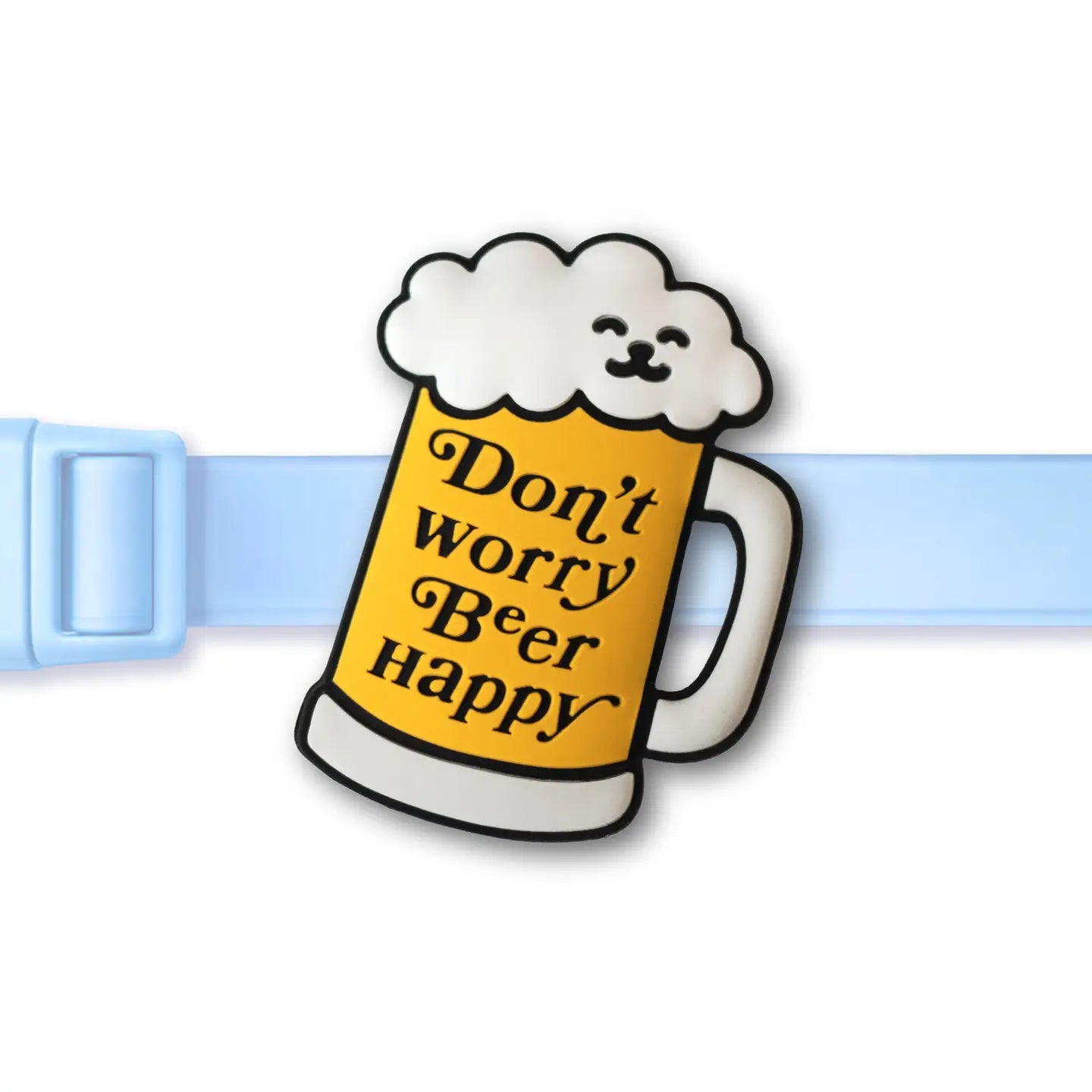 Don't Worry Beer Happy Jiby Dog Charm