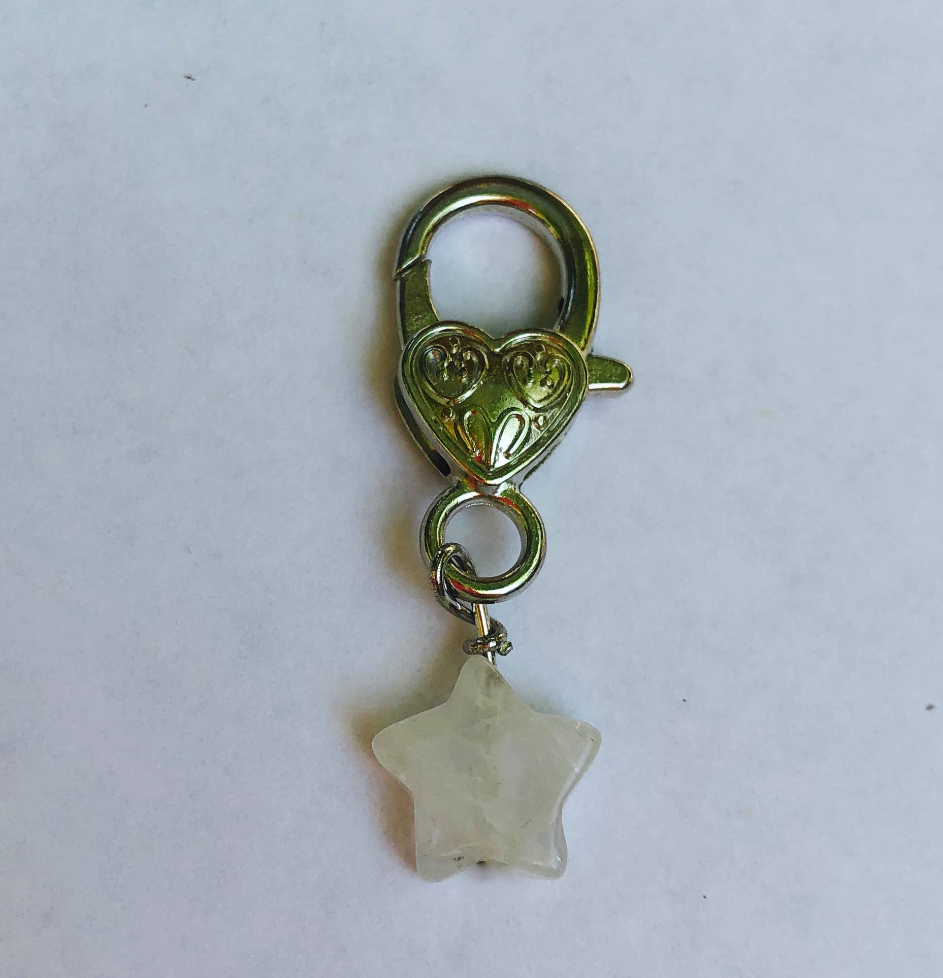 Crystal Pet Love Clear Quartz Star