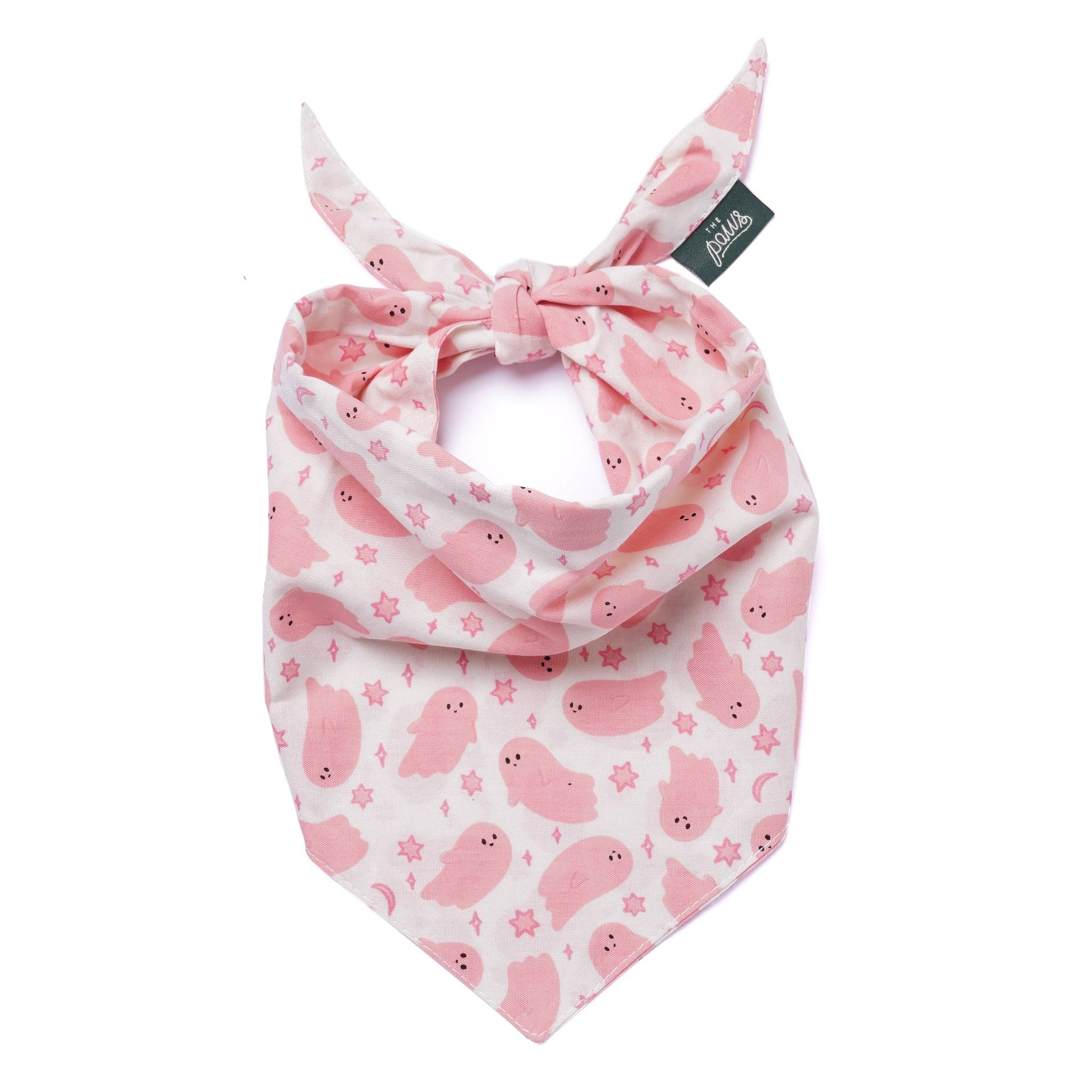 The Paws Pinkaboo Halloween Bandana