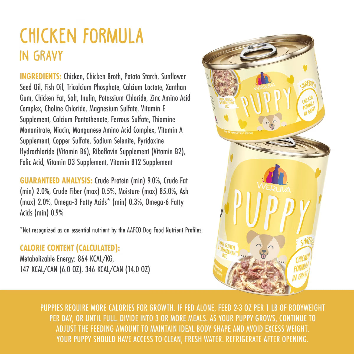 Weruva Puppy Chicken In Gravy 6oz