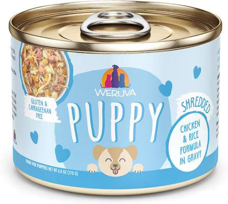 Weruva Puppy Chicken and Rice In Gravy 6oz