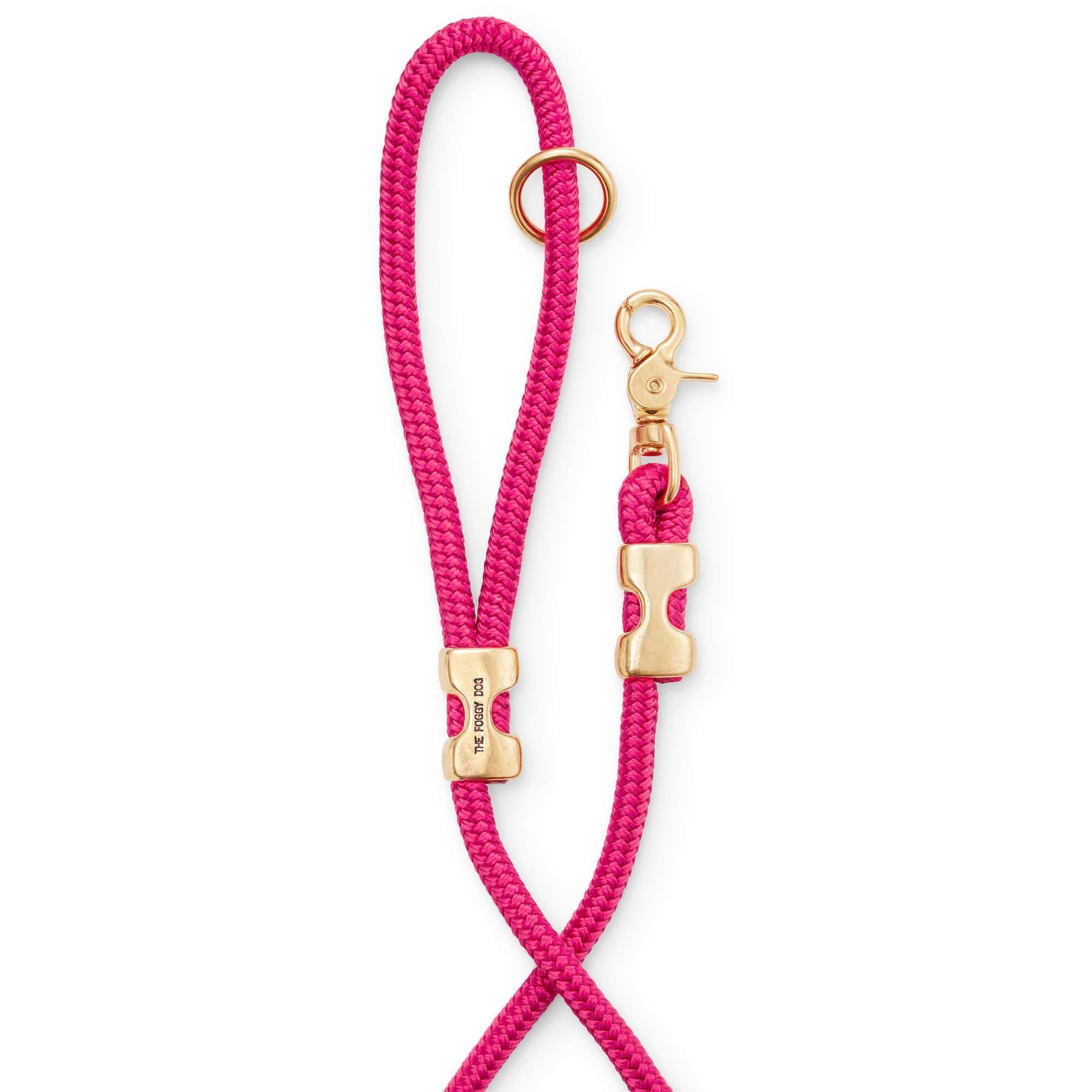 The Foggy Dog Hot Pink Marine Rope Dog Leash